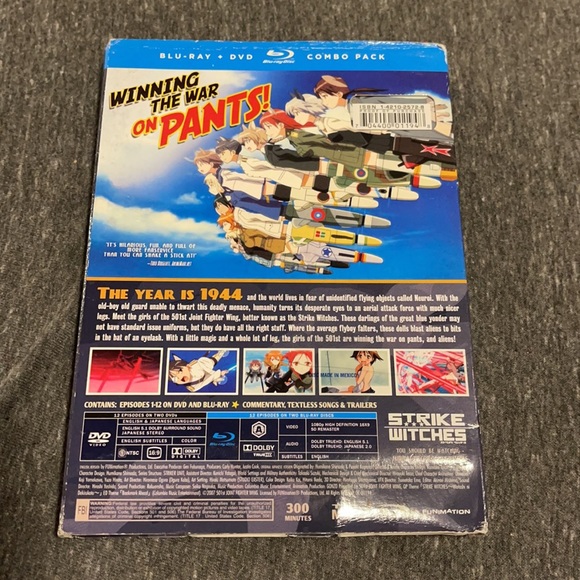 Strike Witches Dvd Combo Pack Blu-Ray Unopened - Picture 2 of 4